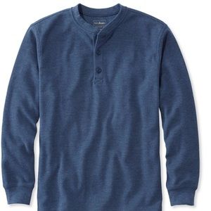 LL Bean Mens Long Sleeve Henley